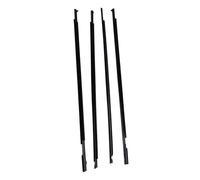 Lot De 4 Joints D'étanchéité Noirs En Caoutchouc Pour Vitres Voiture Accessoires Décoratifs Pour Toyota Pour Wish 2010-2016 Protection Portiere Joint D'étanchéité