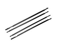 Lot De 4 Joints D'étanchéité Pour Vitres Latérales Voiture Pour Toyota Pour Wish 2010-2016 En Caoutchouc Noir - Moulures Décoratives Portière Fenêtre Joint