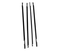 Lot De 4 Joints D'étanchéité Vitres En Caoutchouc Noir Accessoires Voiture Bandes Décoratives Pour Toyota Pour Wish 2010-2016 Protection Portiere Joint D'étanchéité