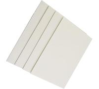 Lot de 4 joints en fibre céramique A4-3 mm - Pour tuyau de poêle - Pour couper - Convient pour tuyaux avec