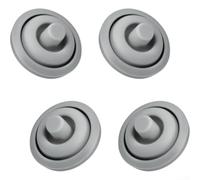 Lot de 4 joints en silicone pour autocuiseur WMF Perfect Plus - Kit de remplacement de joint de soupape de sécurité - Gris
