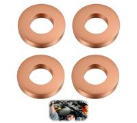 Lot de 4 Joints Injecteur Cuivre Anti-Fuite Carburant, Remplace 7703062072 | Étanchéité Précise Moteur Diesel compatible avec Clio Kangoo Megane Espace Laguna Master Scenic Sandero 1.5-2.5 DCI