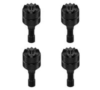Lot de 4 joysticks de contrôle 3/4 Pro en alliage d'aluminium amovibles pour DJI Mini 3/4/Mavic 3 Pro RC et RC 2, accessoires de rechange (noir)