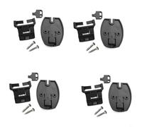 Lot de 4 kits de réparation de loquet de couverture de spa avec clés et vis, 34 mm de diamètre pour piscine de jardin