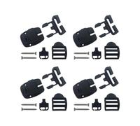 Lot de 4 kits de réparation de loquet de protection pour spa avec clés | Remplacez facilement les loquets de couvercle de spa cassés sans couper, avec des clips et des verrous pré-fendus.