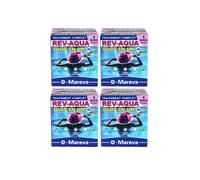 Lot de 4 kits Rev-Aqua MAREVA traitement complet pour piscine de 18 à 30 m3 - 4 mois