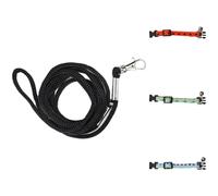 Lot de 4 laisses pour Dragon Barbu, Collier réglable de 5,1 à 7,5 po, Collier à Pois avec Clochette, Laisse en Nylon tissé pour Petit Animal, pour caméléon, écureuil, Hamster, Sorties