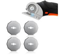 Lot de 4 lames de rechange compatibles avec les ciseaux électriques sans fil Worx WX082L 4 V ZipSnip WA2300 pour RC2600K, RC2601, RC2602, WX080L, WX081L