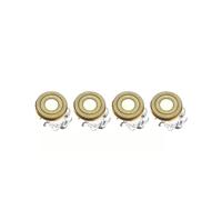 Lot De 4 Lames De Rechange For Tête De Rasoir Pitbull, Compatible Avec Le Crâne, Couleur Or/argent/noir, Modèle PRO, 4 Têtes(Gold 4 pcs 1 set)
