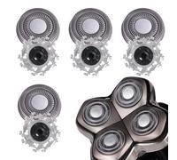 Lot de 4 lames de rechange pour rasoir Pitbull Forte Pro Series compatibles avec les rasoirs Skull Shaver Pitbull Gold/Silver/Platinum/Diamond Pro et les rasoirs Palm