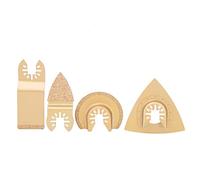 Lot de 4 Lames de Scie en Carbure pour Outils d'Oscillation Multifonction - Compatible avec Systèmes Multifonctions Populaires - Accessoire de Coupe Précise pour Travaux de Bricolage et Industrie