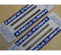 Lot de 4 lames en carbure de tungstène pour raboteuses Bosch PHO & GHO (identique à Bosch 260700096) en carbure de tungstène, rectifié de précision.