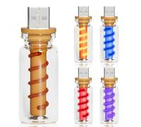 Lot de 4 Lampes D'ambiance D'intérieur d'inspiration rétro avec Toucher et intensité Variable, Lampes de Voiture rétro, veilleuses USB, éclairage intérieur LED pour Voiture, Chambre à Coucher, Salon