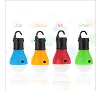 Lot De 4 Lampes De Camping À Brancher (Rouge Bleu Vert Orange), Lampes De Camping Led Avec Crochets, Lampes De Camping À Piles, Lampes De Tente Portables, Lampes De Secours Étanches