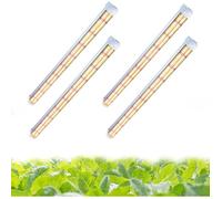 Lot de 4 lampes de croissance T8 60 cm, spectre complet, lumière soleil 3000K-6500K-660nm, idéal pour plantes d’intérieur
