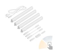 Lot de 4 lampes LED d'agencement Rigel de 25,9cm chacune avec interrupteur