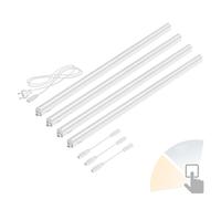 Lot de 4 lampes LED encastrées Rigel de 87,3 cm chacune, température de [EEK: E]