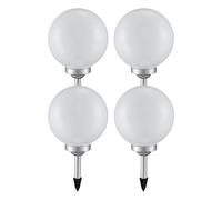 Lot de 4 lampes solaires à LED pour jardin, éclairage extérieur en forme de boule