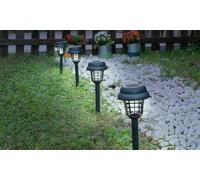 Lot de 4 lampes solaires de jardin anti-moustiques InnovaGoods