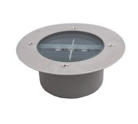 Lot de 4 lampes solaires d'extérieur à 3 spots LED pour jardin, étanches IP65, éclairage décoratif (rond, blanc froid)