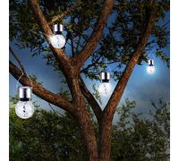 LED Hanging éclairage solaire Lumière acier inoxydable Outdoor lampe miroir mosaïque Globo 33056