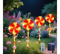 Lot de 4 lampes solaires pour allée, 71,1 cm, pour décoration de jardin et pelouse