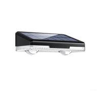 Lot de 4 lampes solaires RVB 9 modes IP44 étanches pour clôture, jardin, du crépuscule à l'aube, lot de 4 (8 pièces)