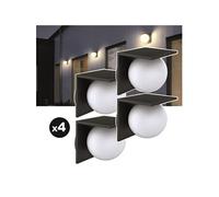Lot de 4 lampes solaires EZIlight® Solar Wall S26