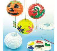 Lot de 4 lanternes en papier