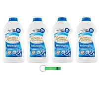 Lot de 4 lessives Spuma Di Sciampagna parfum Marseille - Lessive liquide classique avec formule concentrée idéale pour tous les tissus 16 lavages 800 ml + porte-clés Beni Culinari gratuit