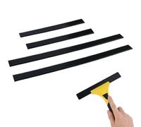 Lot de 4 Lèvres D'Extraction Applicable à Karcher Aspirateur De Fenêtre, Caoutchouc Raclette Vitre de Rechange, Lames de Raclette 170 mm et 280 mm, Pièces de Rechange, Compatibles avec Karcher WV2 WV5
