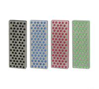 Lot de 4 limes biseautées pour skis et snowboard, grain 240, pour retrait de durcissement de boîtier, grain 360, pour enlèvement de la rouille, grain 500, grain 1000 pour un polissage lisse