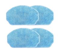 Lot De 4 Lingettes De Nettoyage Compatibles Avec L'aspirateur Robot Cecotec Conga 999. Pièces De Rechange En Microfibre Douce.