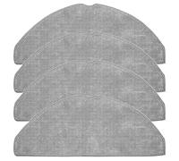 Lot De 4 Lingettes De Rechange For Aspirateur Robot Eufy L60, Microfibres Lavables