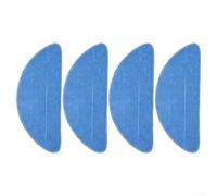 Lot de 4 lingettes lavables pour aspirateur robot Nedis WIFIVCB02, chiffons de nettoyage réutilisables en microfibre, pièces de rechange douces et absorbantes