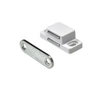 Lot de 4 loqueteaux magnétique acier HETTICH, L.35 x l.15 mm