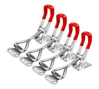 Lot de 4 loquets à bascule 4001 réglables en acier inoxydable 304 pour couvercle de fumoir, gabarit, porte de congélateur