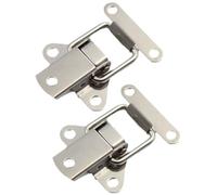 Lot de 4 loquets à bascule Spri en acier inoxydable pour boîte à outils ou porte d'armoire pour boîtier en métal, boîte, matériel industriel, loquet à bascule sûr pour amélioration de la maison