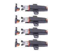 Lot de 4 loquets de placard à pousser pour ouvrir les meubles modernes - Pour fournitures de cuisine et placard - Utilisation quotidienne