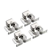 Lot de 4 loquets de porte de placard à roulettes double attrapage pour caravane, bateau.