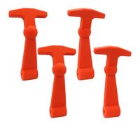 Lot de 4 loquets de rechange pour Yeti RTIC, pièces de loquet de couvercle pour Yeti Coolers T-Loquets en caoutchouc dur (orange) BLUE ELF