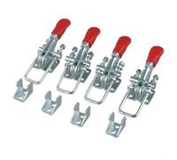 Lot de 4 loquets de serrage à bascule robustes de rechange pour GH-40323, plaque de verrouillage pour outil à main de 163,3 kg avec boulon en U réglable pour soudure et assemblage