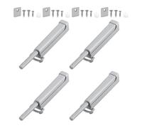 Lot de 4 loquets invisibles à ressort pour portes d'armoire, faciles à installer pour des styles simples, design de maison, joint de porte invisible à libération rapide