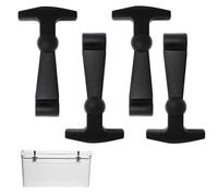 Lot de 4 loquets noirs de refroidissement, accessoires pour refroidisseur Yeti, loquets de rechange Yeti (noir)