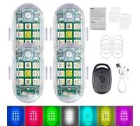 Lot de 4 Lumière stroboscopique Lampe pour Drone DJI Neo,Flip,Mini 3 4 Pro 4K SE 2,Air 3S 3 2 2S,Mavic 3/2,Spark,FPV,Avata 2,Evo, LED Exterieur de sécurité à éclairage Anti-Collision Strobe Lights