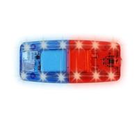 Lot de 4 lumières de sécurité LED LOW-ON LIGHT | Lumière de sécurité | Lumières stroboscopiques avec clip pour courir de nuit, promener les animaux et courir de nuit