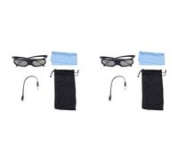 Lot de 4 lunettes 3D à obturateur actif compatibles DLP Link 96-144 Hz