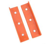 Lot de 4 mâchoires magnétiques souples pour étaux de 10,2 cm, 12,7 cm, 15,2 cm, parfaites pour maintenir fermement le bois et le métal (10,2 cm, orange)