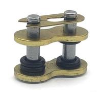 Lot de 4 maillons maîtres de chaîne en acier inoxydable avec joint d'huile compatible avec chaînes 428 520 525 530 utilisées sur les motos et équipements