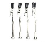 Lot de 4 mains d'aide à la soudure avec 2 ou 4 bras métalliques flexibles, réglables pour pinces crocodiles et PCB, assistant de soudage à troisième main pour la soudure de bijoux, les travaux manuels
